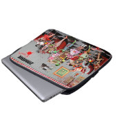 Zombie Diner Laptopschutzhülle (Vorne Knopf)