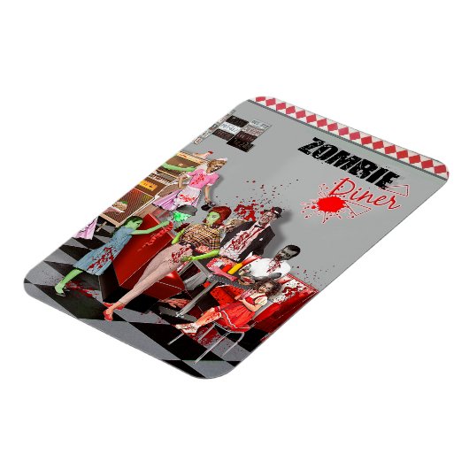 Zombie Diner Magnet (Linke Seite)