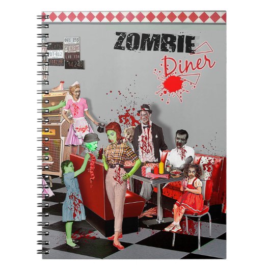 Zombie Diner Notizblock (Vorderseite)