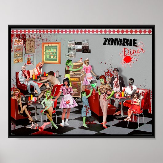 Zombie Diner Poster (Vorne)