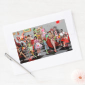 Zombie Diner Rechteckiger Aufkleber (Umschlag)