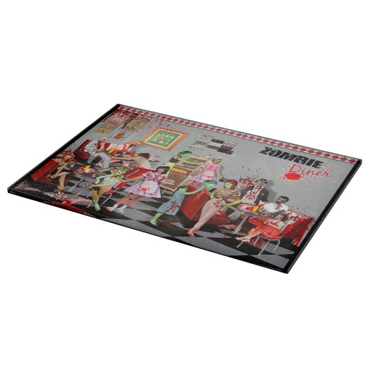 Zombie Diner Schneidebrett (Ecke)