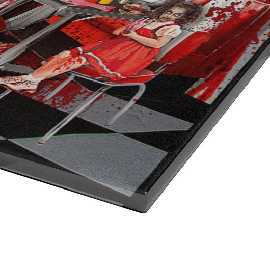 Zombie Diner Schneidebrett (Ecke)