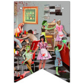 Zombie Diner Wimpelkette (Dritte Fahne)