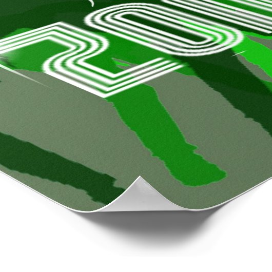 Zombie Disco Poster (Ecke)