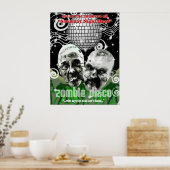 Zombie Disco Poster (Küche)