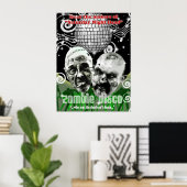 Zombie Disco Poster (Heimbüro)