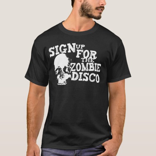 Zombie-Disco T-Shirt (Vorderseite)