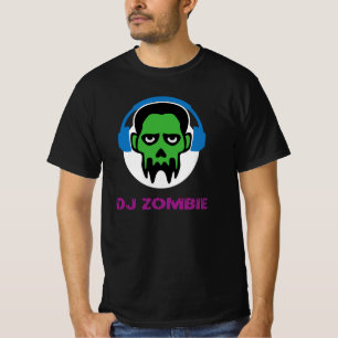 Zombie-DJ-Horror-Kopfhörer T-Shirt