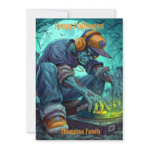 Zombie DJ Rave Halloween-Party Vibes