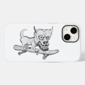 Zombie Dog , Mein kleiner lieblicher Hund auf Skat Case-Mate iPhone Hülle (Rückseite (Horizontal))