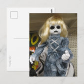 Zombie Doll Postkarte (Vorne/Hinten)