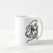 Zombie Doodle Kaffeetasse (VorderseiteRechts)