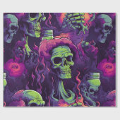 Zombie Drink Brains Geschenkpapier (Flach)