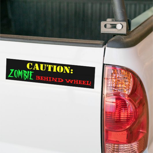 Zombie Driver Autoaufkleber (Auf Lkw)