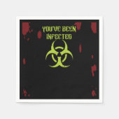 Zombie, du bist infiziert serviette (Vorderseite)