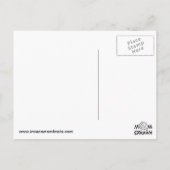 Zombie-Eichhörnchen-Apokalypse Postkarte (Rückseite)