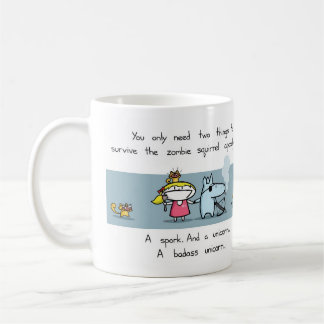 Zombie-Eichhörnchen-Apokalypse-Tasse Kaffeetasse