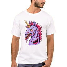 Zombie-Einhorn-Horror-Fantasy-Kreatur-Design