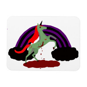 Zombie-Einhorn Magnet
