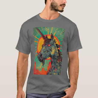 Zombie Einhorn Zombiecorn vintage T-Shirt