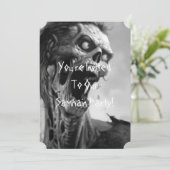 Zombie Einladung (Stehend Vorderseite)