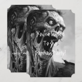 Zombie Einladung
