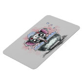 Zombie Elephant in einer Badewanne Magnet (Linke Seite)
