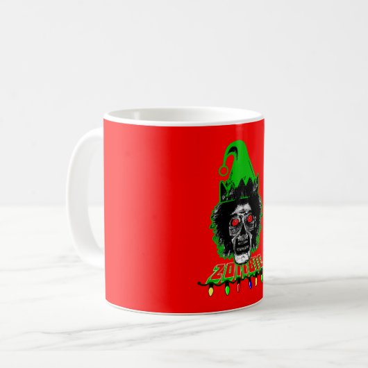 ZOMBIE Elf Kaffeetasse (Vorderseite Links)