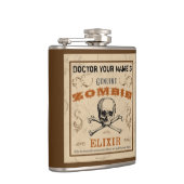 Zombie Elixir Anpassbare Flasche Flachmann (Rechts)