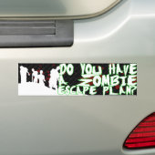 Zombie-Entweichen-Plan-Autoaufkleber Autoaufkleber (Auf Auto)