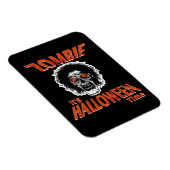 ZOMBIE Es ist Halloween-Zeit Magnet (Rechte Seite)
