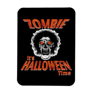 ZOMBIE Es ist Halloween-Zeit Magnet