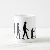 Zombie-Evolution Kaffeetasse (Mittel)