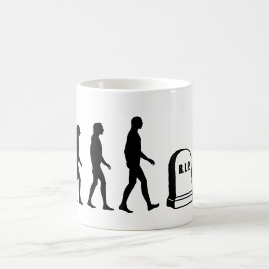 Zombie-Evolution Kaffeetasse (Mittel)