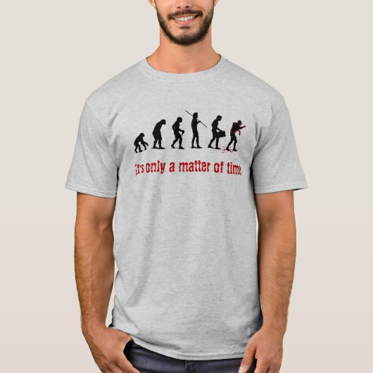 Zombie-Evolution - Männer T-Shirt (Vorderseite)