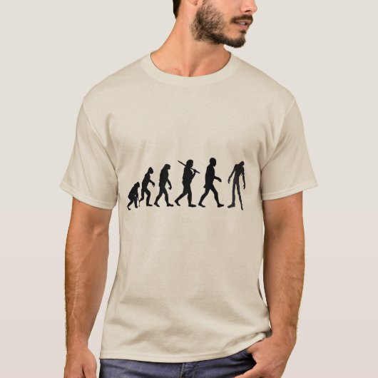 Zombie Evolution T - Shirt Design (Vorderseite)