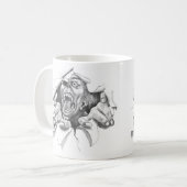 Zombie excape Tasse (Vorderseite Links)