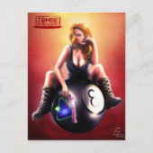 Zombie Exterminators Buchabdeckung Postkarte (Vorderseite)