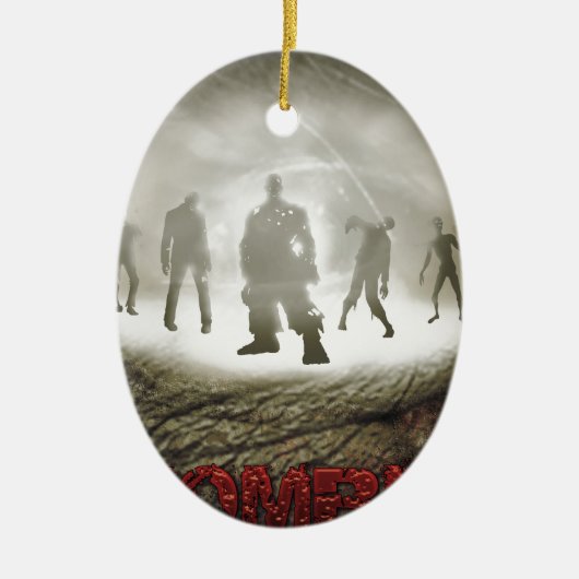 Zombie Eye Keramikornament (Vorne)