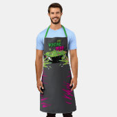 Zombie Eyeball Poppin’ Funky Funny Woking Dead Puf Schürze (Getragen)