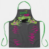 Zombie Eyeball Poppin’ Funky Funny Woking Dead Puf Schürze (Vorderseite)
