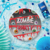 Zombie Eyeballs Apokalypse Halloween-Party Pappteller (Party)