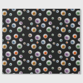 Zombie Eyeballs Geschenkpapier (Flach)