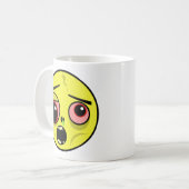 Zombie Face Coffee Tasse (Vorderseite Links)