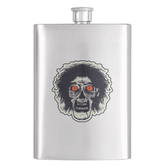 Zombie Face Flachmann (Vorderseite)