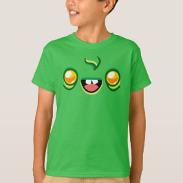 Zombie Face - Happy Jump Boy's Green T-Shirt