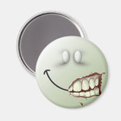Zombie Face Magnet (Vorderseite/Rückseite)