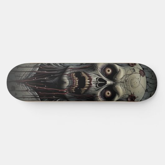 Zombie Face Skateboard (Horizontal)