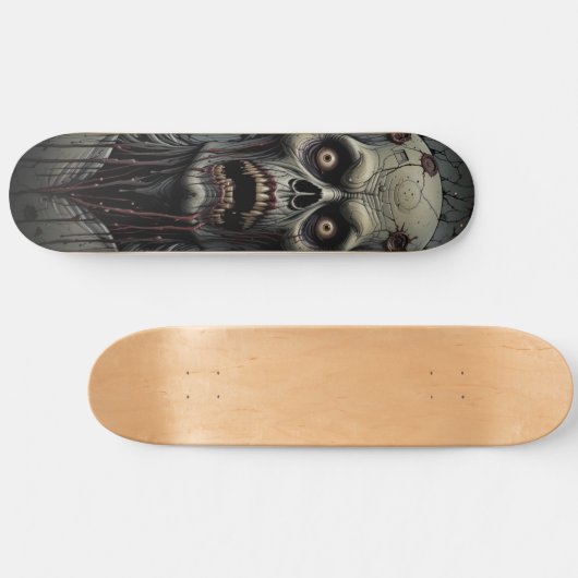 Zombie Face Skateboard (Horizontal)